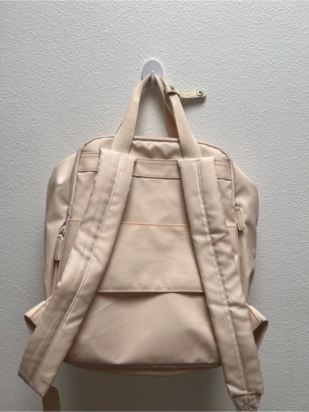Beis The Expandable Backpack  in Beige